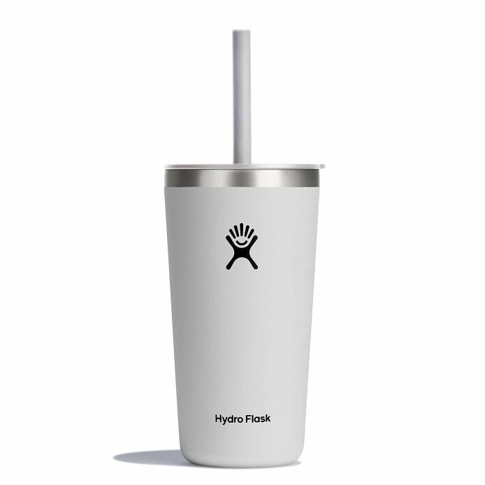 20 oz All Around™ Tumbler with Straw Lid - White F2