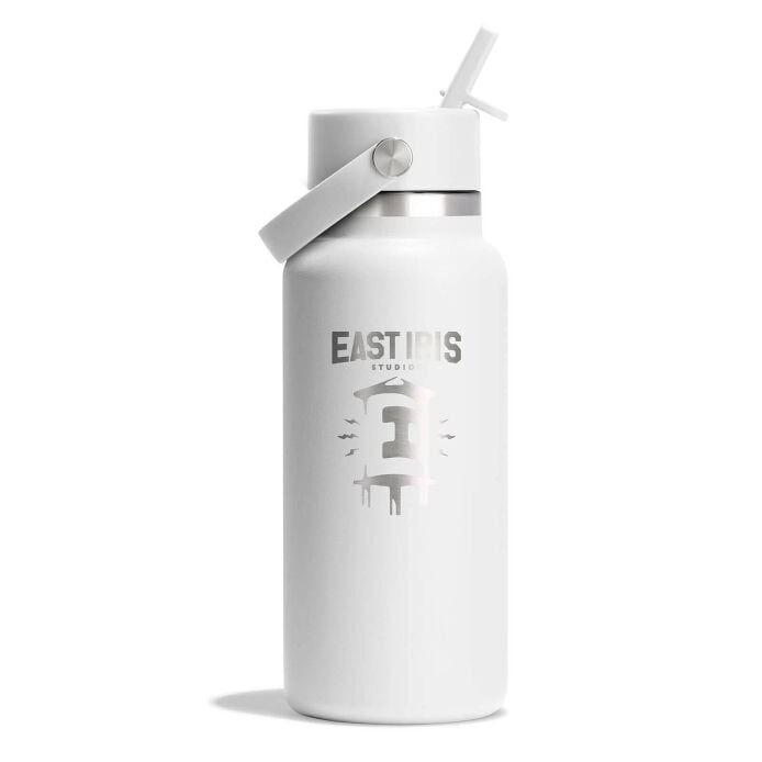 32 oz WM Flex Straw Bottle - Hydro Flask + East Iris Studios F8